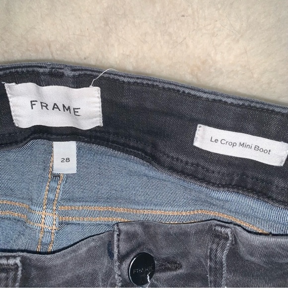 Frame Le Crop Mini Boot Jeans 28 - Picture 4 of 8